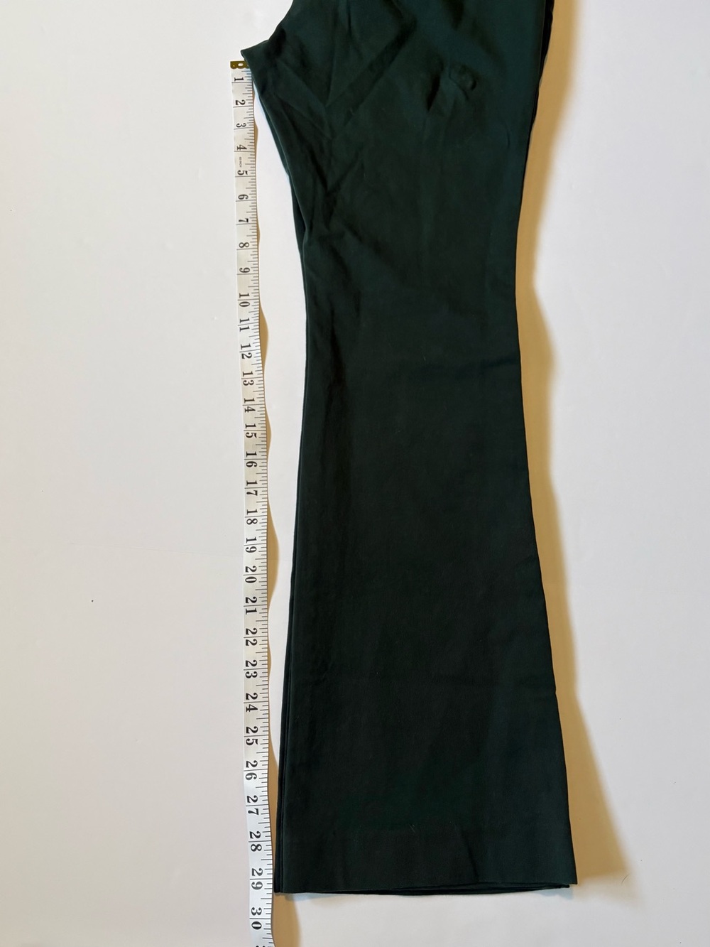 Old Navy Dark Green Pixie Flare Pants women’s Sz 8. - Picture 7 of 12